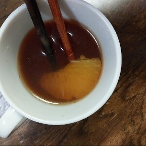 ポンカン入り紅茶